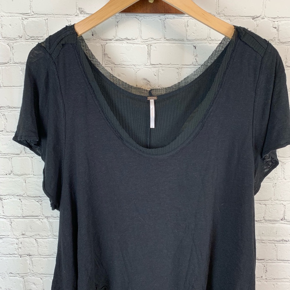 Free People Short Sleeve Top - Picture 4 of 8